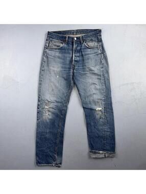Levis 501 Big E Vintage 60s Redline Selvedge USA XX 1960s Jeans 66 Act 31x30